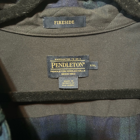 Pendleton Dark Plaid Button Down Shirt - Picture 3 of 6